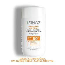 Sinoz Spf50+ Lekeli Ciltlere Özel Sıvı Güneş Kremi 50 ml