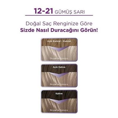 Palette Göz Alıcı Renkler Renk Açıcı 12-21 Gümüş Sarı