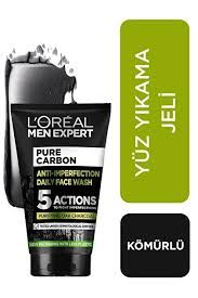 Loreal Paris Men Expert Pure Charcoal Yüz Temizleme Jeli 